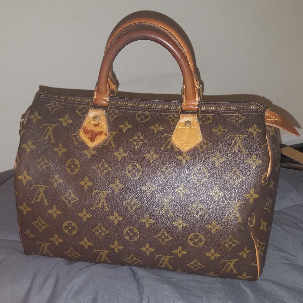 Authentic Vintage Louis Vuitton Speedy 35 Handbag